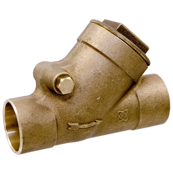 Nibco NJ740XD Bronze Swing Check Valve, 2" Solder End