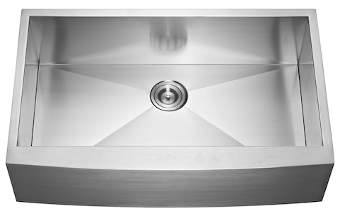 Brighton SFA2236-SB 22x36 Farmhouse Single Bowl Apron Front Stainless Steel Kitchen Sink