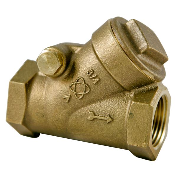 Nibco NL74008 Bronze Swing Check Valve, 3/4" NPT Female (Model T-413-Y)