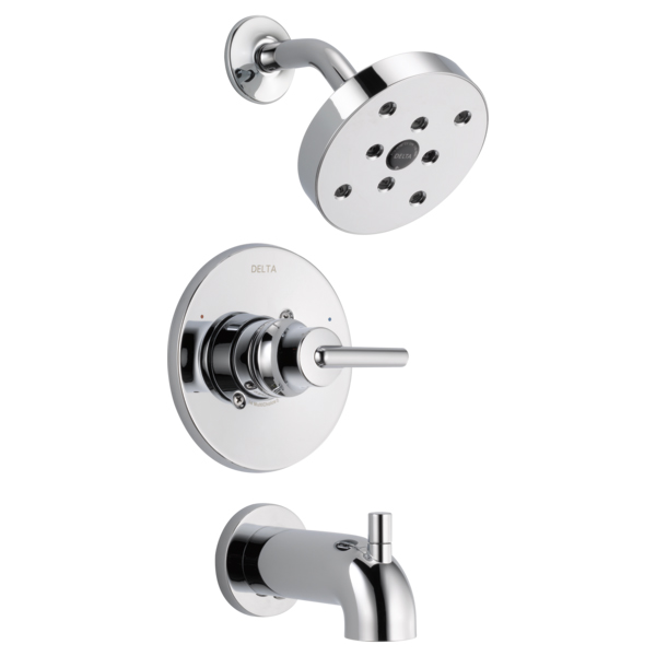 Delta T14459 Trinsic Monitor 14 Series H2Okinetic Tub & Shower Trim Only in Chrome (Rough Sold Separately)