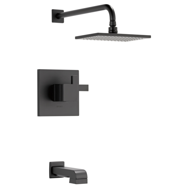 Brizo T60480-BL Siderna Tempassure Thermostatic Tub/Shower Trim In Matte Black