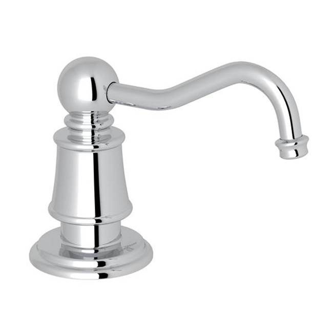 Rohl U.6695APC Georgian Era Perrin & Rowe Deck Mount Soap Dispenser in Polished Chrome