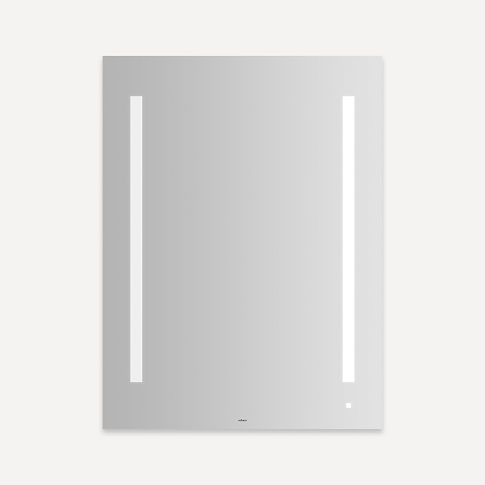 Robern AM3040RFPA AiO Lighted Mirror, 30" W X 40" H X 1-1/2" D, LUM Lighting, 4000K Temperature (Cool Light), Dimmable, OM Audio, USB Charging Ports