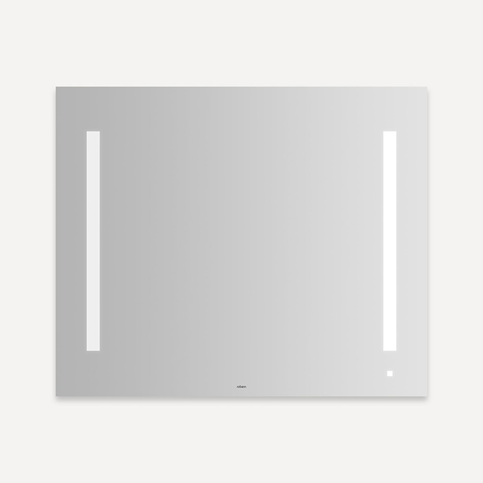 Robern AM3630RFPA AiO Series 36" W X 40" H X 1-1/2" D, Wall Mirror with 4000K Temperature (Cool Light), Dimmable, OM Audio, USB Charging Ports
