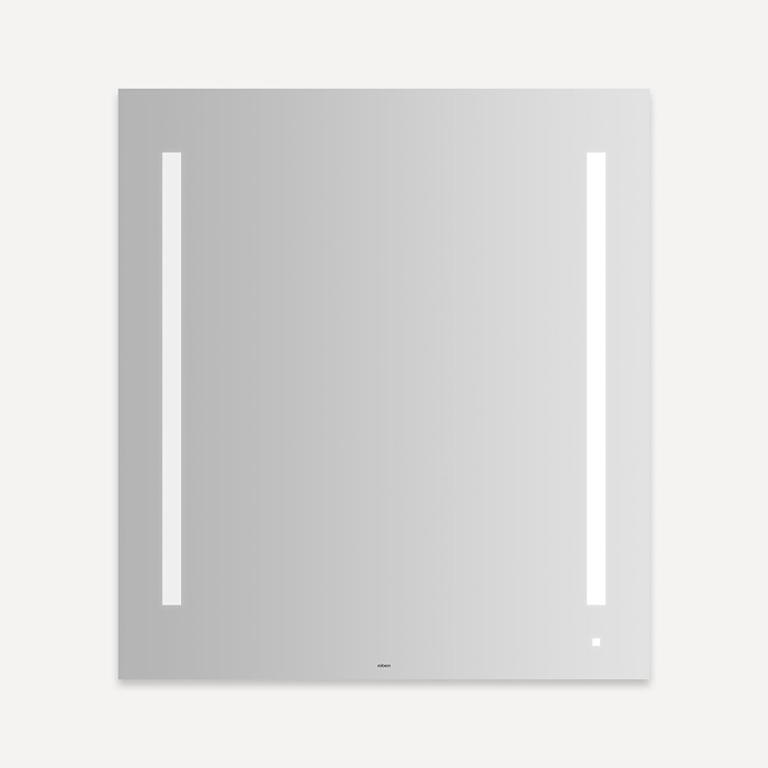 Robern AM3640RFP AiO Lighted Mirror, 36" W X 40" H X 1-1/2" D, LUM Lighting, 4000K Temperature (Cool Light), Dimmable, USB Charging Ports