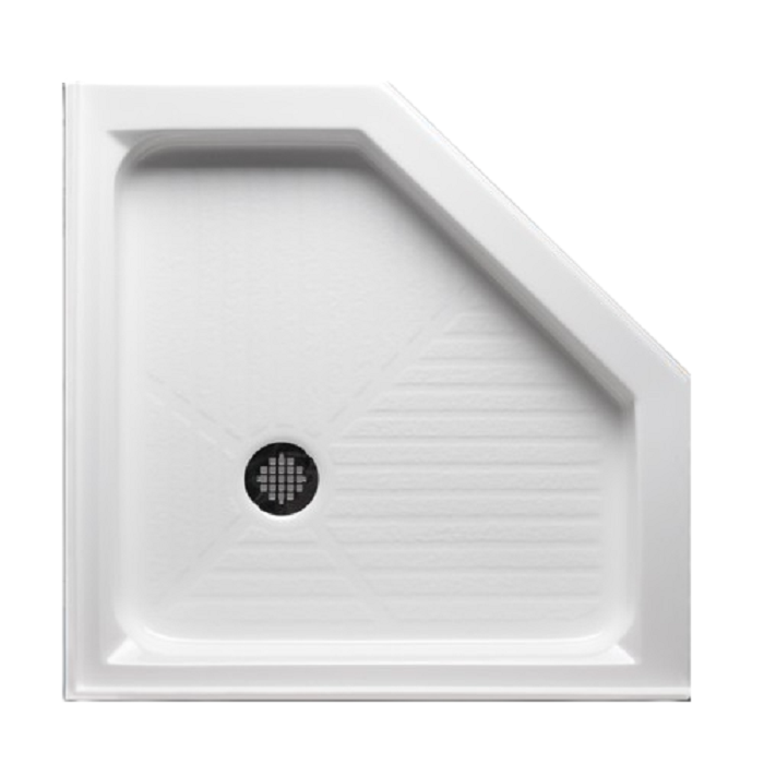 Americh A3636NA-WH 3636 Neo Angle Shower Base In White