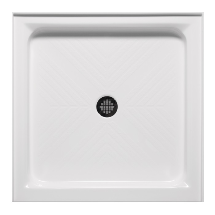 Americh A3838ST-WH 38" x 38" Single Threshold Shower Base In White