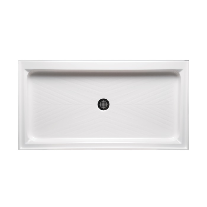 Americh A4836ST-WH 4836 Single Threshold Shower Base In White