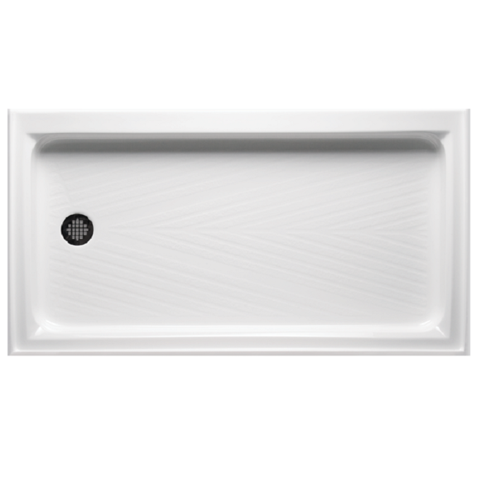 Americh A6032EL-WH 6032 End Drain Left Shower Base In White