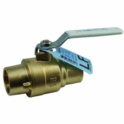 Apollo 77FLF20401 Brass Ball Valve, Full Port, Lever Handle, 3/4" Solder End