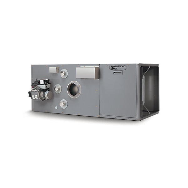 Armstrong Air 1.221044 L83HR1D57/72E12 83% AFUE, 675/84 Input MBtu, 3 Ton Standard Efficiency Single Stage Direct Drive Horizontal Rear Flue Oil Furnace 