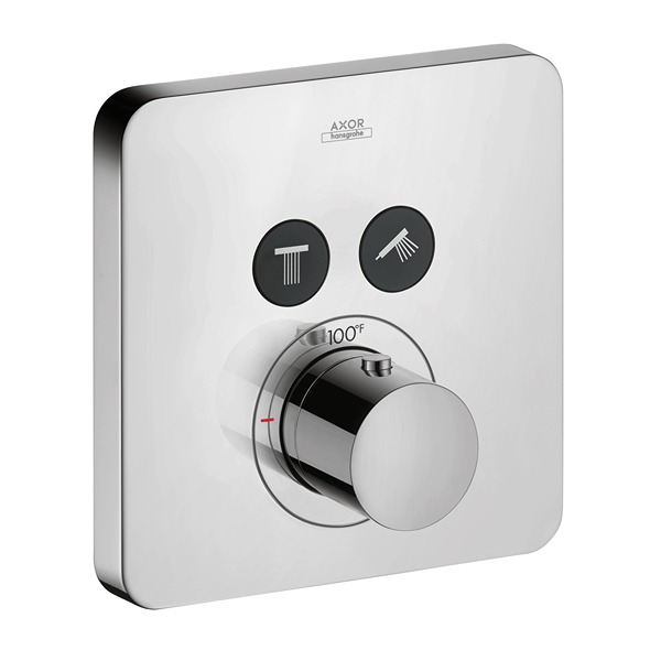 Axor 36707001 ShowerSelect SoftCube Thermostatic 2-Function Trim in Chrome