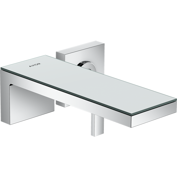 Axor 47060001 MyEdition Wall-Mounted Single-Handle Faucet Trim, 1.2 GPM in Chrome / Mirror Glass