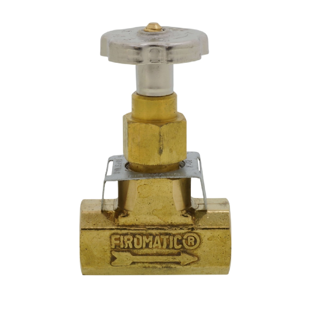 Firomatic 12810 3/8" FPT Globe Fusible Inline Brass Straight Valve