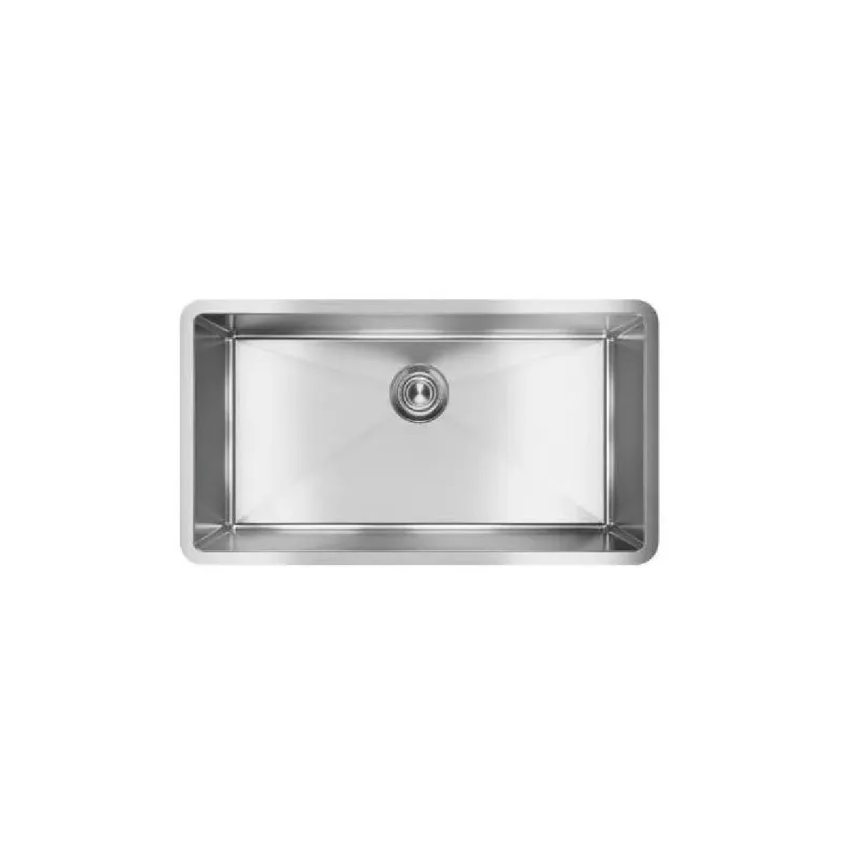 Blanco 235830 Veradia Super 32" L x 18" W Undermount Sink in Stainless Steel