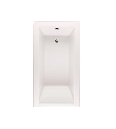 Bain Ultra BOOIRI20T ORIGAMI 66" L X 32" W Drop-In Thermomasseur Air Bath Tub in White