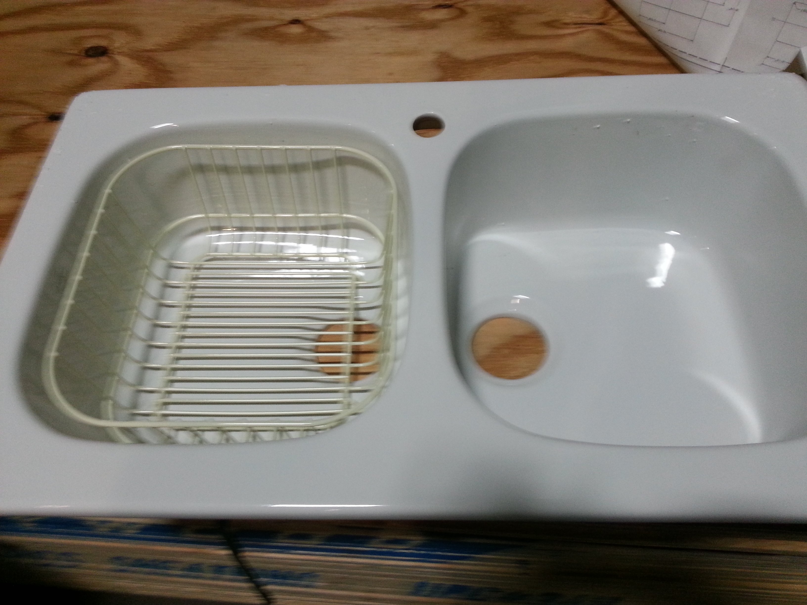 American Standard 7165.018.020 2 Holes Double Bowl Kitchen Sink In Whitespread