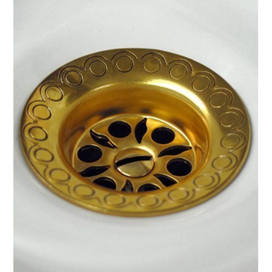 Herbeau 212060 Azalee Grid Strainer in Satin Nickel