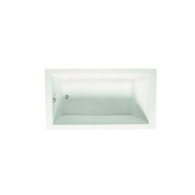 Zuma C7232T-MFL-W 72" X 32" Tub Only in White with Molded Tile Flange and Left Hand Drain