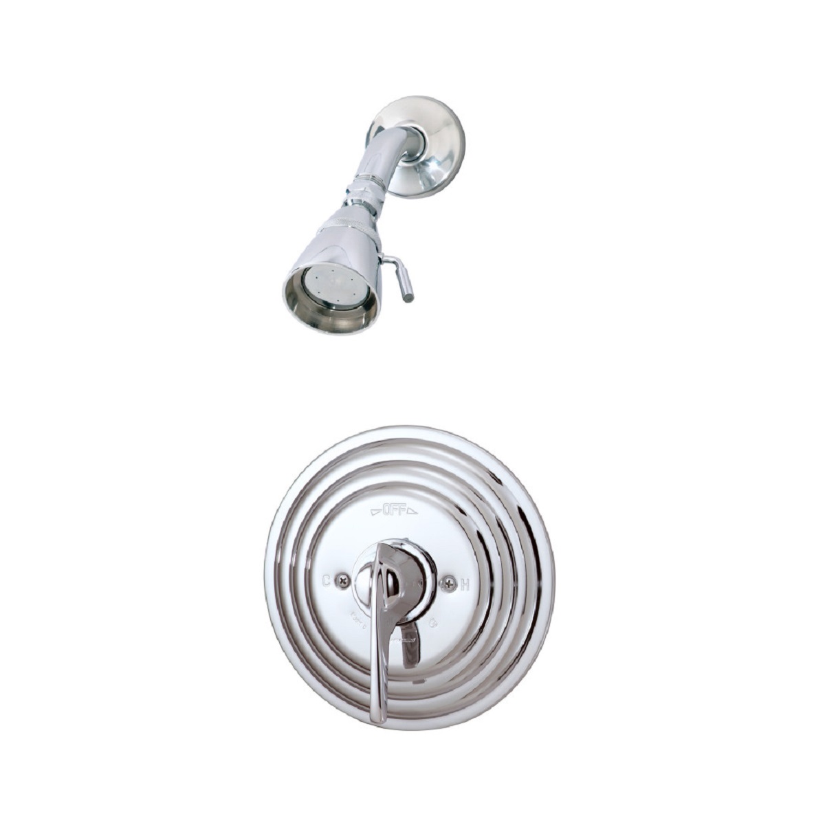 Symmons C-96-1-TRM Commercial Temptrol® 2 GPM Pressure Balancing Shower Trim Only in Polished Chrome (Rough Sold Separately)