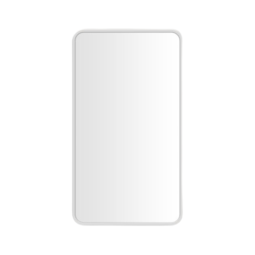 Robern CC2034D4RC84SC Craft 19-1/4" W X 34-1/4" H X 4-3/4" D Round Corner Metal Mirror Cabinet with Slow-Close Hinges in Polished Stainless Steel