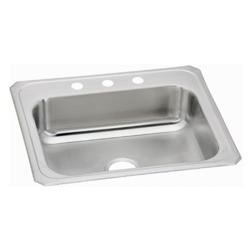 Elkay CR25213 Celebrity Stainless Steel 25" x 21-1/4" x 6-7/8", Single Bowl Drop-in Sink