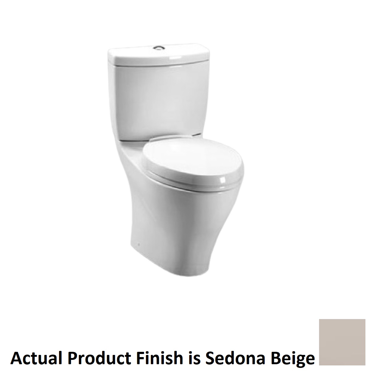 Toto CST414M#12 Aquia™ 1.6 / 0.9 GPF, 12" Rough-In, Floor Mounted Elongated Dual Flush Two Peice Toilet in Sedona Beige (Seat Sold Separately)