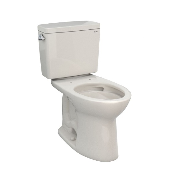 Toto CST776CEFG#12 Drake 14" L X 30 1/8" H X 28 3/8" W,1.28 GPF, Two Piece Toilet with Elongated Bowl and Universal Height in Sedona Beige