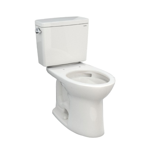Toto CST776CSG#11 Drake Two-Piece Elongated 1.6 GPF TORNADO FLUSH Toilet with CEFIONTECT in Colonial White