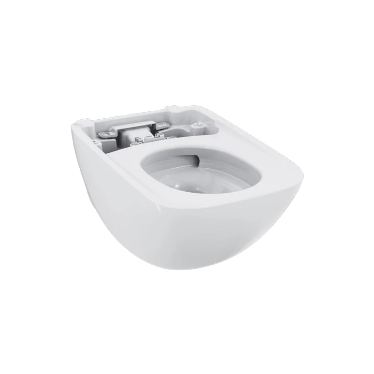 Toto CT9538CEFG#01 Neorest WX1 Wall Mounted Elongated Toilet Bowl Only with CEFIONTECT Glaze and 3D Tornado Flush in Cotton (Washlet Sold Separately)