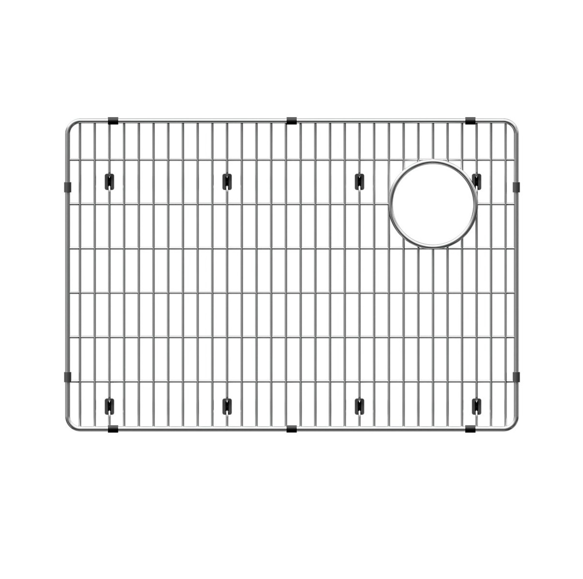 Elkay CTXBG2215 Crosstown® Stainless Steel 22-1/2" L X 15-1/2" W X 1-1/4" L Bottom Grid with Rear Right Drain Opening