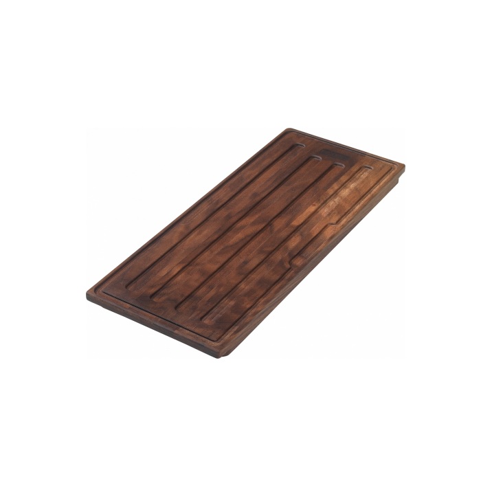 Franke CU-40S Cube 7-1/16" L X 16-7/8" W Cutting Board in Walnut