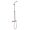 Hansgrohe 26067821 Croma E Showerpipe without Shower Components in Brushed Nickel
