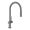 Hansgrohe 72800341 Talis N 1.75 GPM Deck Mounted HighArc O-Style 2-Spray Pull Down Kitchen Faucet with Single Lever in Brushed Black Chrome