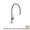 Hansgrohe 72857821 Talis N 1.5 GPM Deck mounted HighArc O-Style 2-Spray Pull-Down Kitchen Faucet with Single Lever in Brushed Nickel