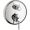Axor 16821001 Montreux Thermostatic Trim with Volume Control and Diverter in Chrome