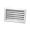 Continental Industries 28W 0210 2-1/4" X 10" Rolled-Face Floor Register, White, Steel, USA