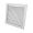 Continental Industries AFBFG40W1212 12" X 12" Fixed Bar Grille, Horizontal 40° Bars, White, Aluminum, USA