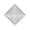 Continental Industries BHV 10NI High Volume T-Bar Diffuser, 3-Tier Diffusion, 10" Collar, No Insulation, White, Steel, USA