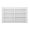 Continental Industries G25W 3010 30" X 10" Return Air Grille, 1/2" Spaced Fins, White, Steel, USA