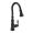 Moen S73004BL Weymouth 1.5 GPM One-Handle High Arc Pull Down Kitchen Sink Faucet in Matte Black