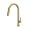 Rohl TE55D1LMAG Tenerife 1.75 GPM Single Hole Pull Down Kitchen Sink Faucet with C-Spout in Antique Gold