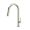 Rohl TE55D1LMPN Tenerife 1.75 GPM Single Hole Pull Down Kitchen Sink Faucet with C-Spout in Polished Nickel