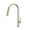 Rohl TE55D1LMSTN Tenerife 1.75 GPM Single Hole Pull Down Kitchen Sink Faucet with C-Spout in Satin Nickel