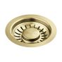 Franke 906-GLD 3.5" Diameter Stainless Steel Strainer Basket in Gold