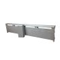 Cast Iron Baseboard Right-Hand 9 7/8"H x 12"L x 2 7/16"W