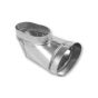 Gray Metal 5-511-NC Oval to Oval Reverse Boot 5" - No Crimp