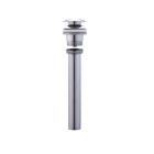 Duravit 0050521092 Universal Push Open Drain Waste with Tail Piece for Sink with Overflow in Polished Chrome