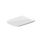 Duravit 006059000 DuraStyle Elongated Toilet Seat and Cover with Soft Close, Stainless Steel Hinges in White