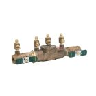 Watts T063231, LF007M3-QT, 0.75" Lead Free Double Check Valve Backflow Preventer Assembly, Quarter Turn Shutoff, Single Top Entry